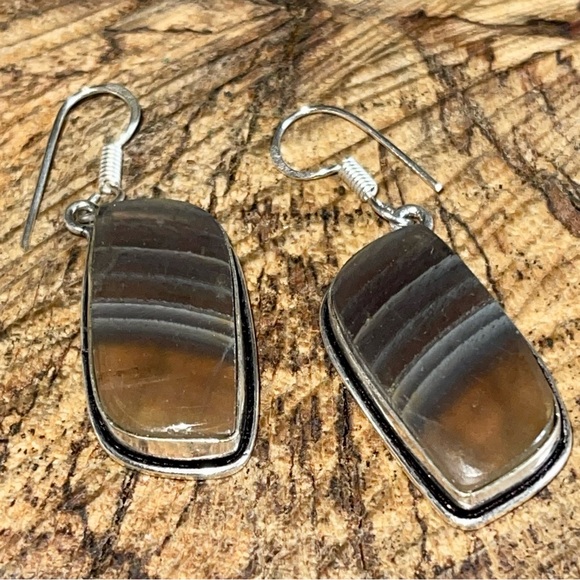 Translucent Fluorite Earrings 1 1/2” - Picture 5 of 11